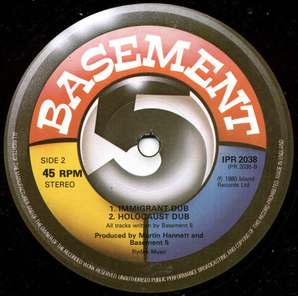 Basement 5 : In Dub (12")