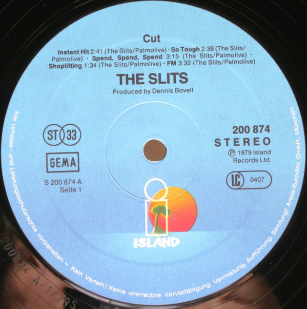The Slits ~ Cut (Vinyl) - Djungel & Jazz
