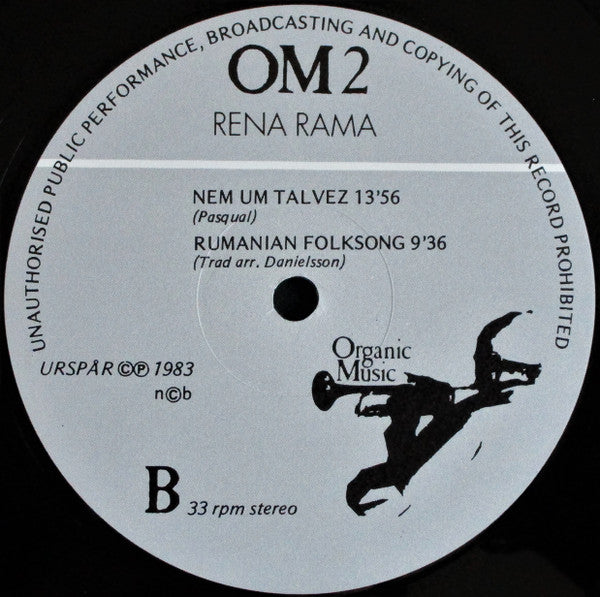 Rena Rama ~ Live (Vinyl) - Djungel & Jazz