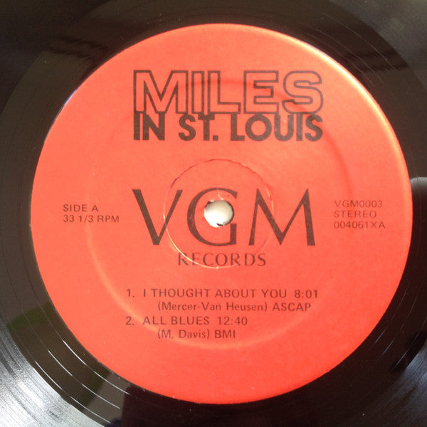 Miles Davis Quintet* : Miles In St. Louis (LP, Unofficial)