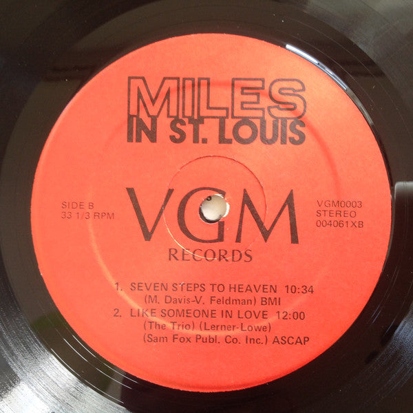 Miles Davis Quintet* : Miles In St. Louis (LP, Unofficial)
