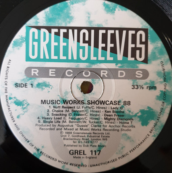 Various : Music Works Showcase 88 (LP, Comp)