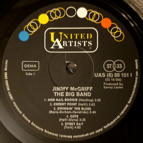 Jimmy McGriff ~ The Big Band (Vinyl) - Djungel & Jazz