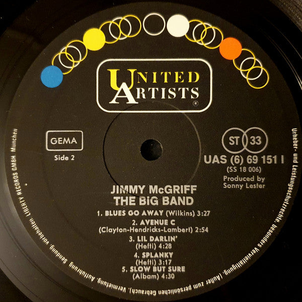 Jimmy McGriff ~ The Big Band (Vinyl) - Djungel & Jazz