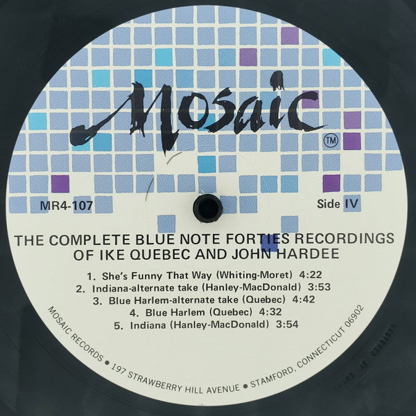 Ike Quebec And John Hardee ~ The Complete Blue Note Forties Recordings Of Ike Quebec And John Hardee (Vinyl) - Djungel & Jazz