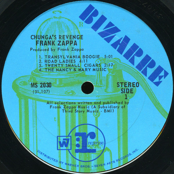 Frank Zappa ~ Chunga's Revenge (Vinyl) - Djungel & Jazz