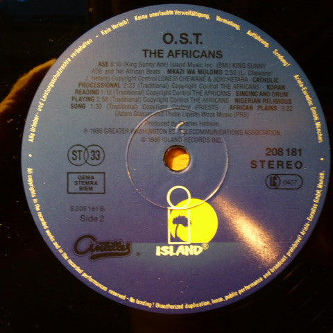 Various ~ The Africans - Original Soundtrack Album From The Television Series (Vinyl) - Djungel & Jazz