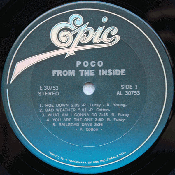 Poco ~ From The Inside (Vinyl) - Djungel & Jazz