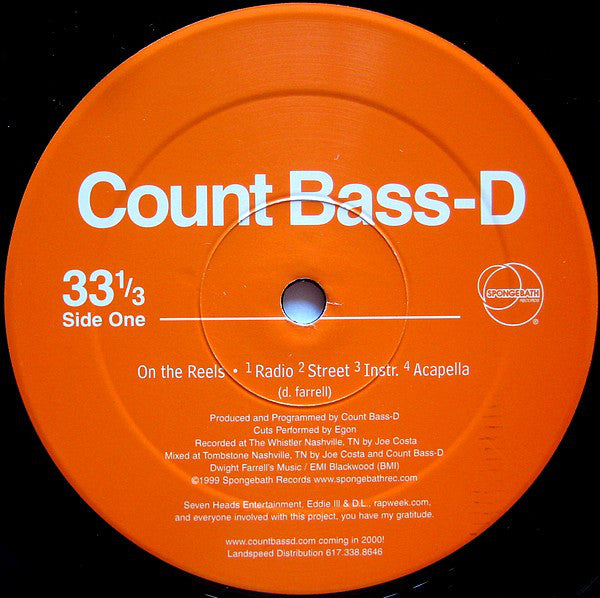 Count Bass-D* : On The Reels / Piece Of The Pie / Violatin' (Remix) (12")