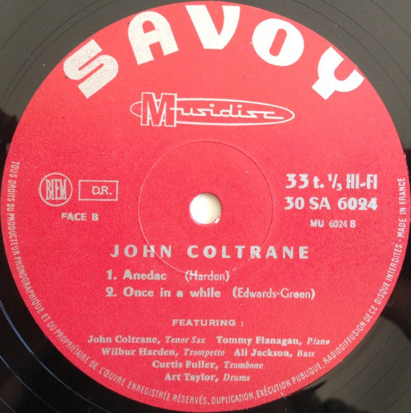 John Coltrane ~ John Coltrane (Vinyl) - Djungel & Jazz