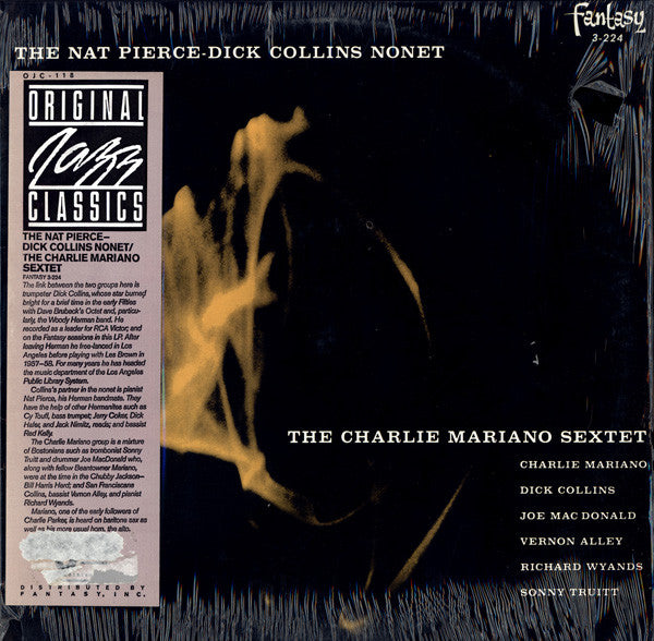 The Nat Pierce-Dick Collins Nonet / The Charlie Mariano Sextet ~ The Nat Pierce-Dick Collins Nonet / The Charlie Mariano Sextet (Vinyl) - Djungel & Jazz