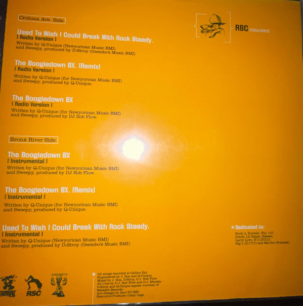 The Rock Steady Crew ~ Used To Wish I Could Break With Rock Steady (Vinyl) - Djungel & Jazz