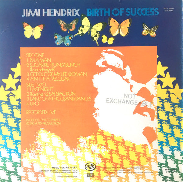 Jimi Hendrix : Birth Of Success (LP, Album, RE)