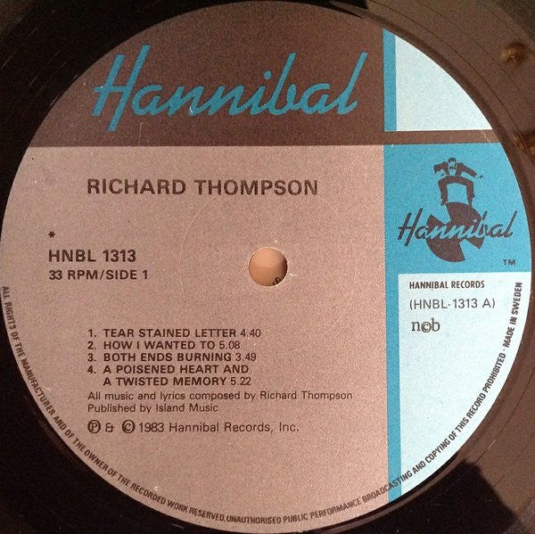 Richard Thompson ~ Hand Of Kindness (Vinyl) - Djungel & Jazz