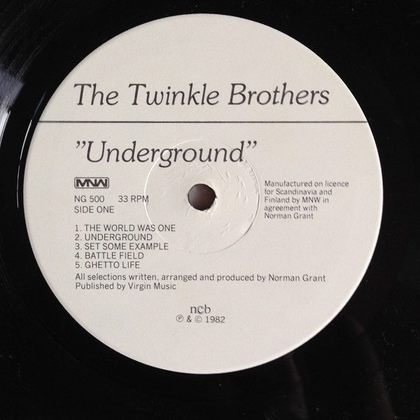 Twinkle Brothers ~ Underground (Vinyl) - Djungel & Jazz