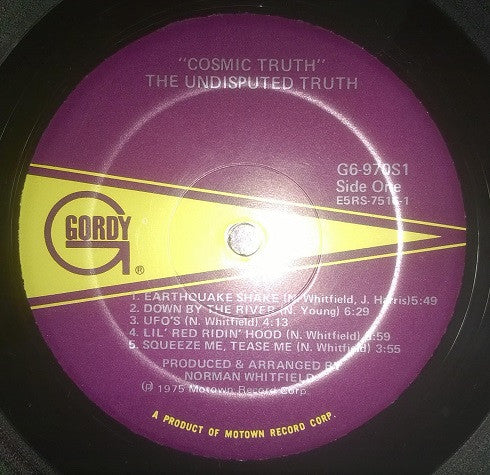The Undisputed Truth : Cosmic Truth (LP, Album, Gat)
