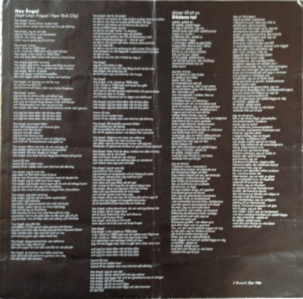 Bruno K. Öijer, Brynn Settels : Skugga Kommer (LP, Album)