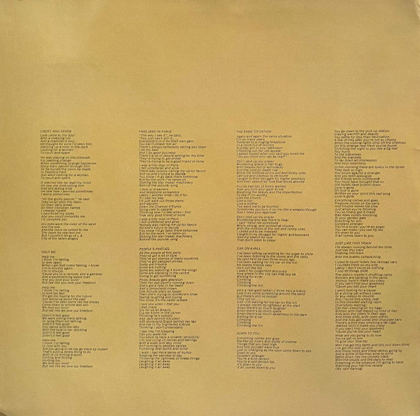 Joni Mitchell : Court And Spark (LP, Album, RE, Gat)