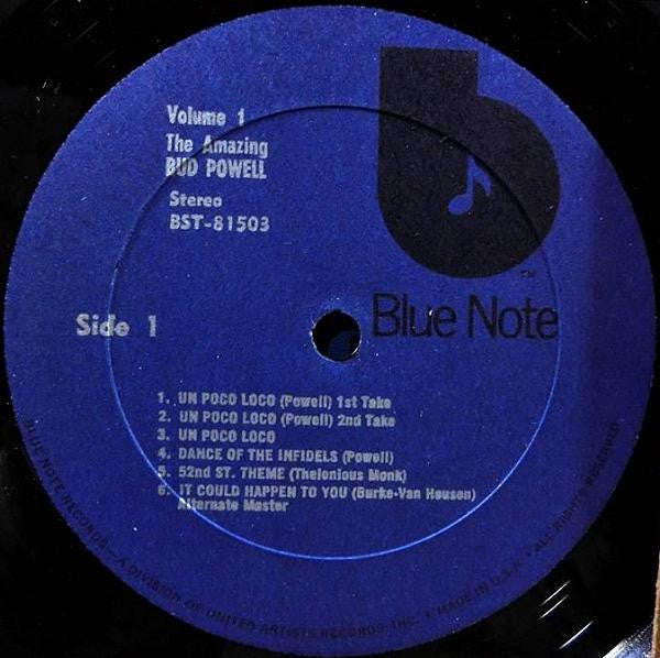 Bud Powell : The Amazing Bud Powell, Volume 1 (LP, Album, RE, RM)