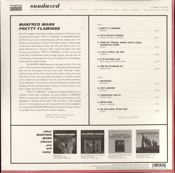 Manfred Mann ~ Pretty Flamingo (Vinyl) - Djungel & Jazz