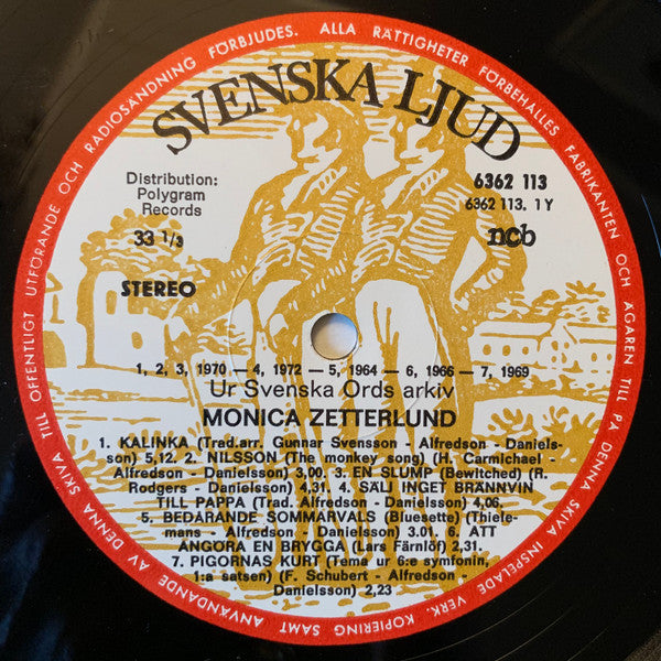 Monica Zetterlund : Ur Svenska Ords Arkiv (LP, Comp)