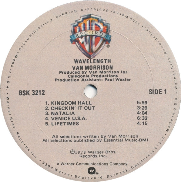Van Morrison ~ Wavelength (Vinyl) - Djungel & Jazz