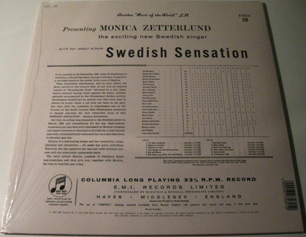 Monica Zetterlund ~ Swedish Sensation (Vinyl) - Djungel & Jazz