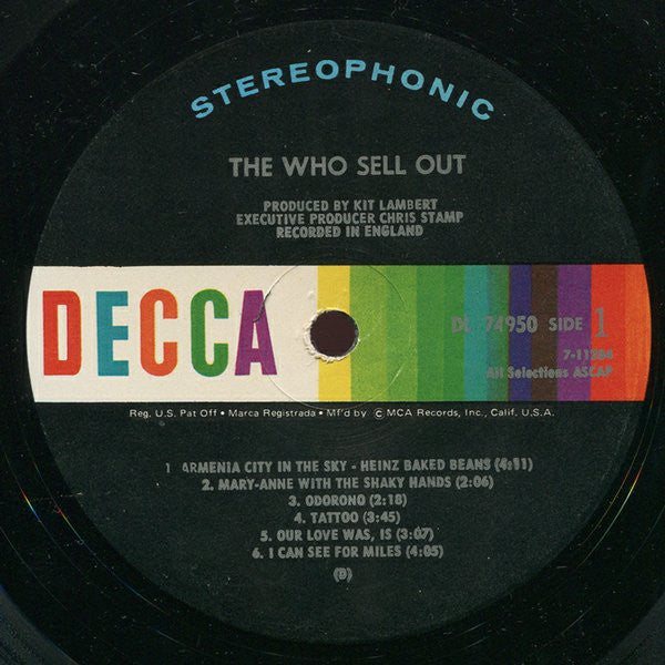 The Who ~ The Who Sell Out (Vinyl) - Djungel & Jazz
