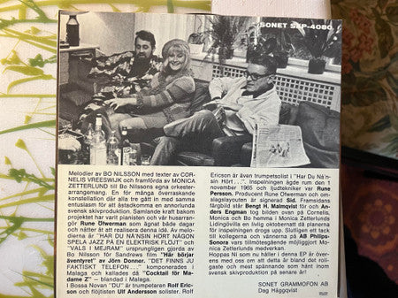 Monica Zetterlund ~ Har Du Nå'nsin Hört Någon Spela Jazz På En Elektrisk Flöjt?? (Vinyl) - Djungel & Jazz