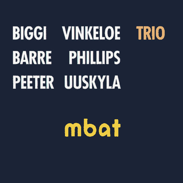 Biggi Vinkeloe Trio ~ Mbat (Vinyl) - Djungel & Jazz