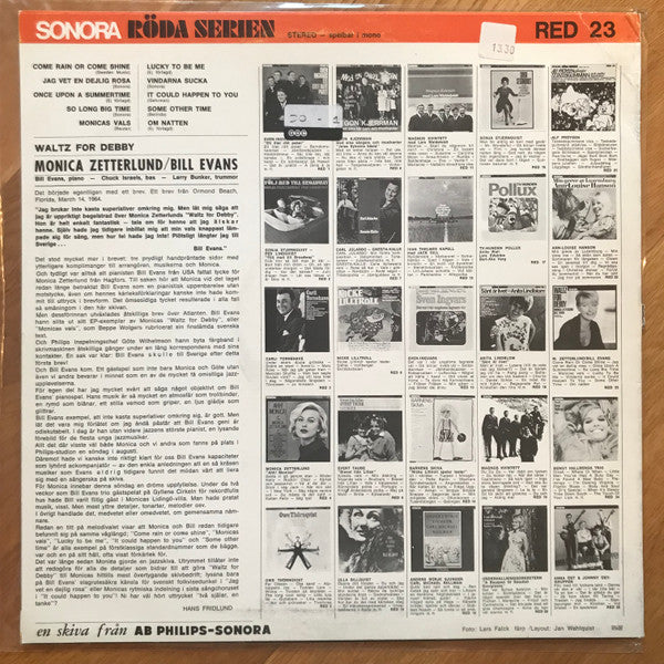 Monica Zetterlund / Bill Evans : Waltz For Debby (LP, Album, RE)