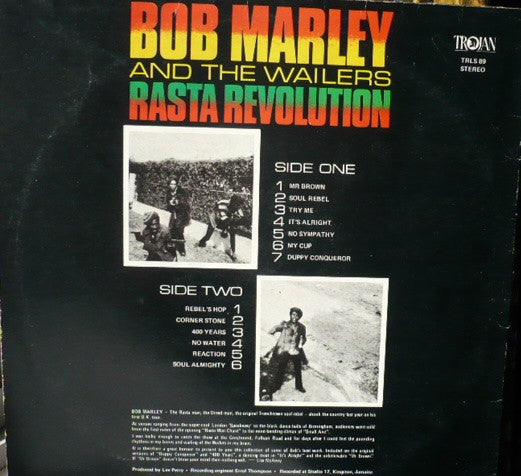 Bob Marley & The Wailers ~ Rasta Revolution (Vinyl) - Djungel & Jazz