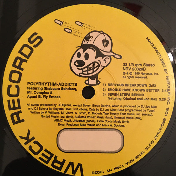 Polyrhythm Addicts : Rhyme Related (12", EP)