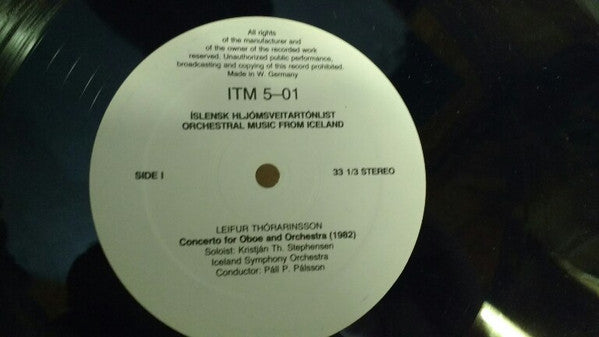 Iceland Symphony Orchestra ~ Íslensk Hljómsveitartónlist / Orchestral Music From Iceland (Vinyl) - Djungel & Jazz