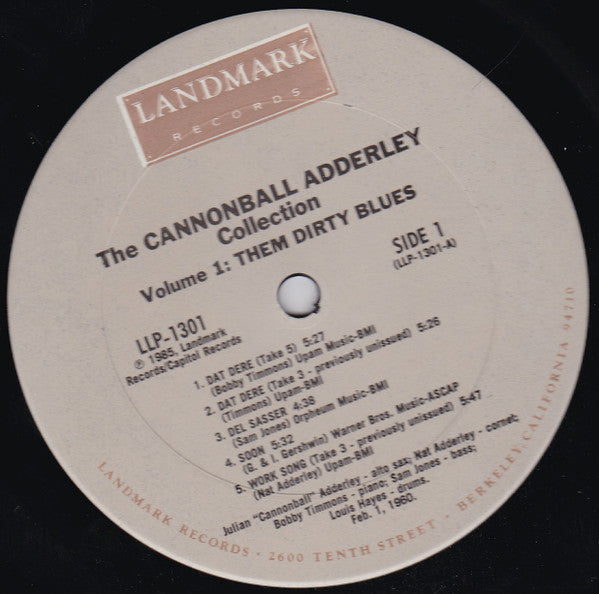 The Cannonball Adderley Quintet ~ Them Dirty Blues (Vinyl) - Djungel & Jazz