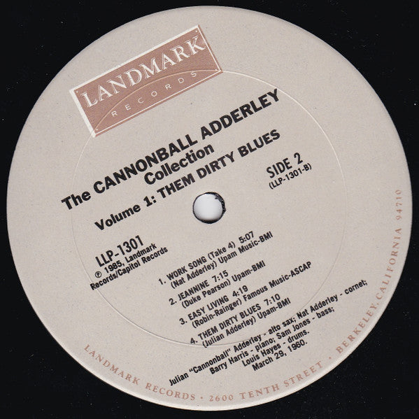 The Cannonball Adderley Quintet ~ Them Dirty Blues (Vinyl) - Djungel & Jazz