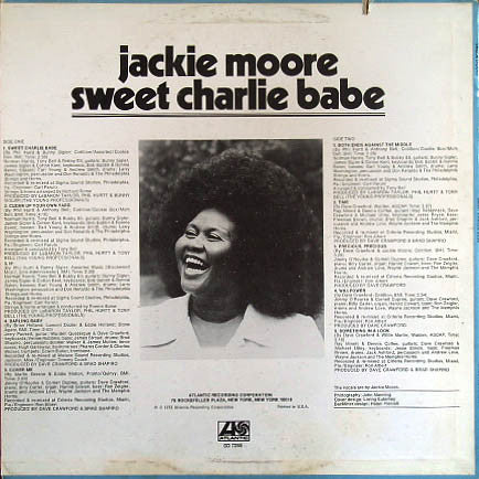 Jackie Moore ~ Sweet Charlie Babe (Vinyl) - Djungel & Jazz