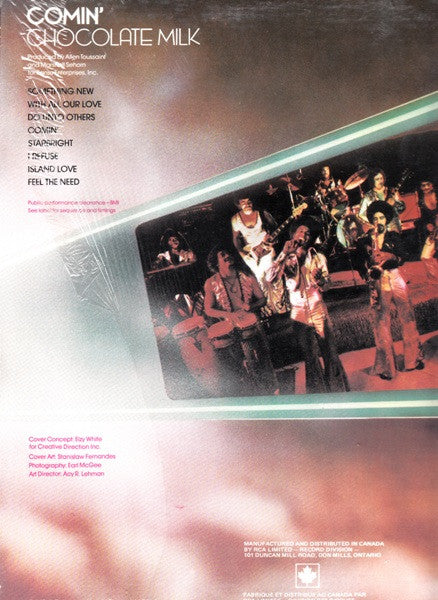Chocolate Milk (2) : Comin' (LP, Album)