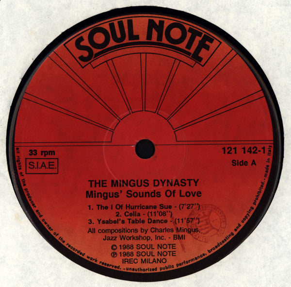 Mingus Dynasty ~ Mingus' Sounds Of Love (Vinyl) - Djungel & Jazz