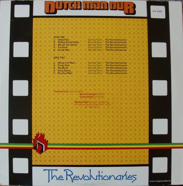 The Revolutionaries : Dutch Man Dub (LP, Album)