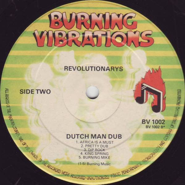 The Revolutionaries : Dutch Man Dub (LP, Album)