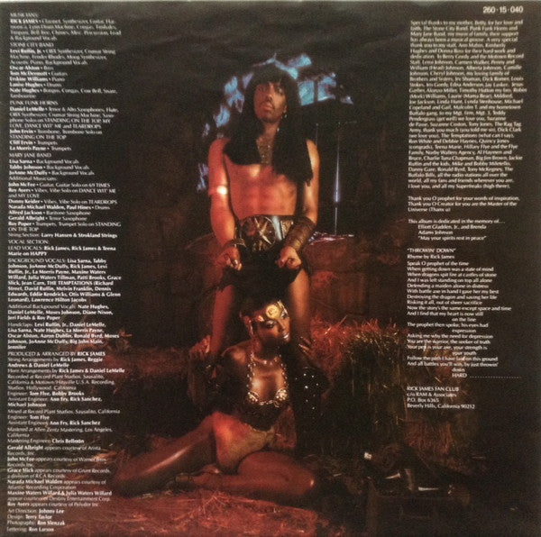 Rick James : Throwin' Down (LP, Album)
