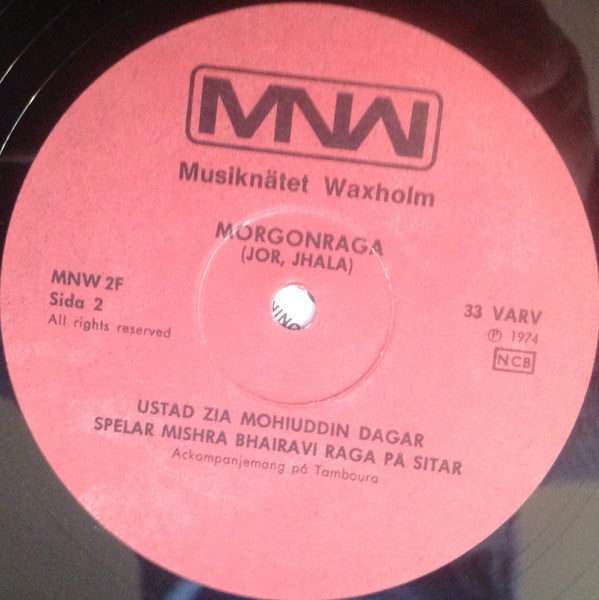 Ustad Z.M. Dagar ~ Morgonraga (Vinyl) - Djungel & Jazz