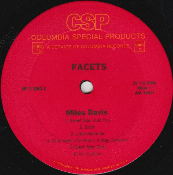 Miles Davis ~ Facets (Vinyl) - Djungel & Jazz
