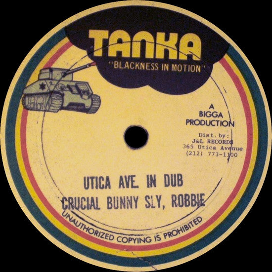 Sylvanus "Junior" Moore / Crucial Bunny, Sly & Robbie : Lonely Heartache (12")