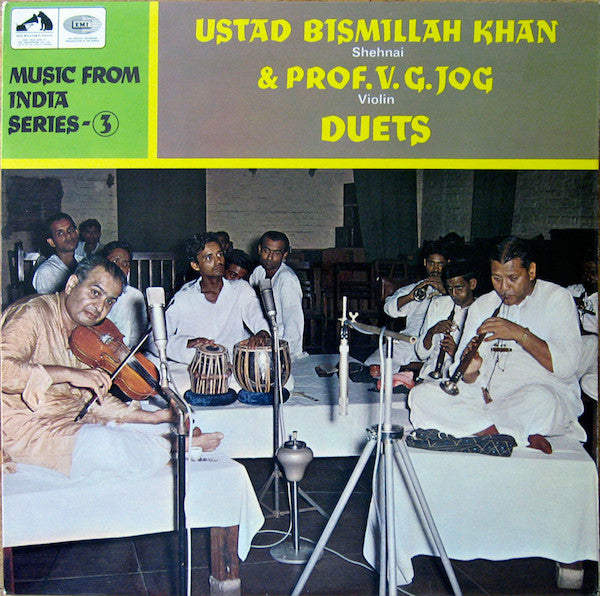 Ustad Bismillah Khan & Prof. V. G. Jog ~ Duets (Vinyl) - Djungel & Jazz