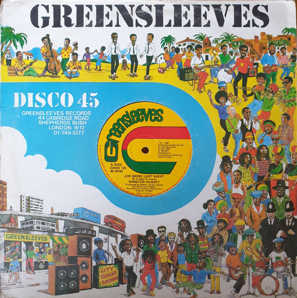 Winston Hussey ~ Joe Grine Last Night (Vinyl) - Djungel & Jazz