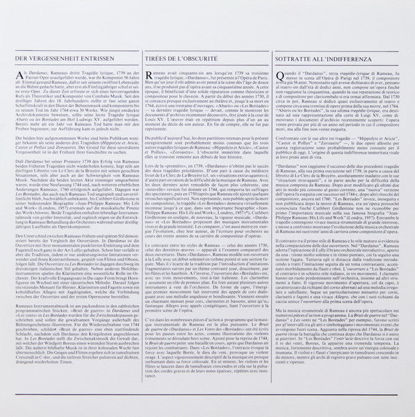 Rameau, Orchestra Of The 18th Century, Frans Brüggen ~ Les Boréades / Dardanus (Suites) (Vinyl) - Djungel & Jazz