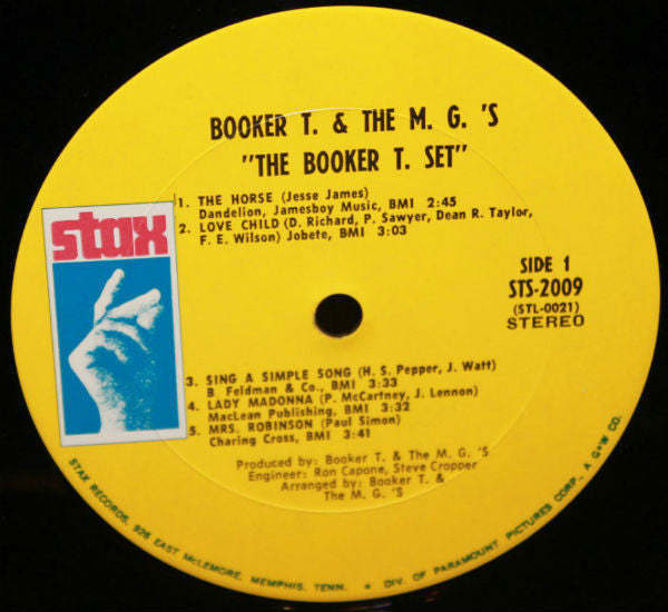 Booker T & The MG's ~ The Booker T. Set (Vinyl) - Djungel & Jazz