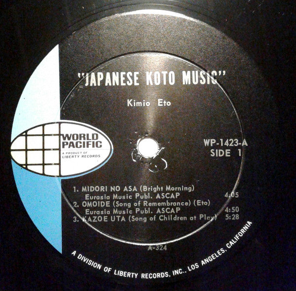 Kimio Eto ~ Koto Music (Vinyl) - Djungel & Jazz